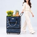 [퀸잇]대용량 롤링 카트 장바구니 60L 토트백 (24,300원/무료배송)