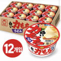[네이버]일본 컵라면 마루짱 시로이 치카라 모찌우동 109g 12개 (15,900원/무료)