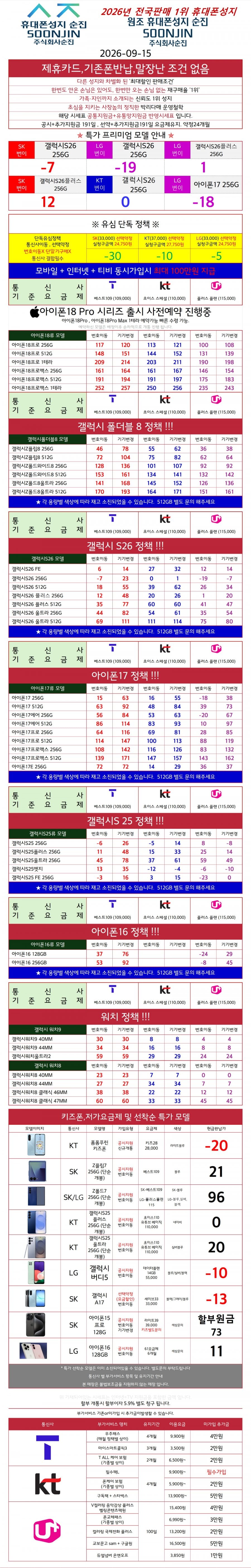 [현금완납] 휴대폰성지 순진 용인시 폴드8 와이드 울트라 플립8 특가대란 재고소진시 종료 (말장난 부가X 카드X 기기반납X 꼭 비교필수!!