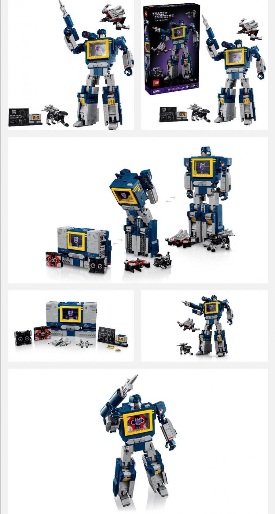 레고 아이콘 10358 Transformers: 사운드웨이브