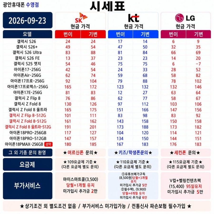 [현금완납] 부산 광안휴대폰성지 폴드8 대란 탑승 아직 ? 지금입니다 ! 같이 탑승하세요 이미지