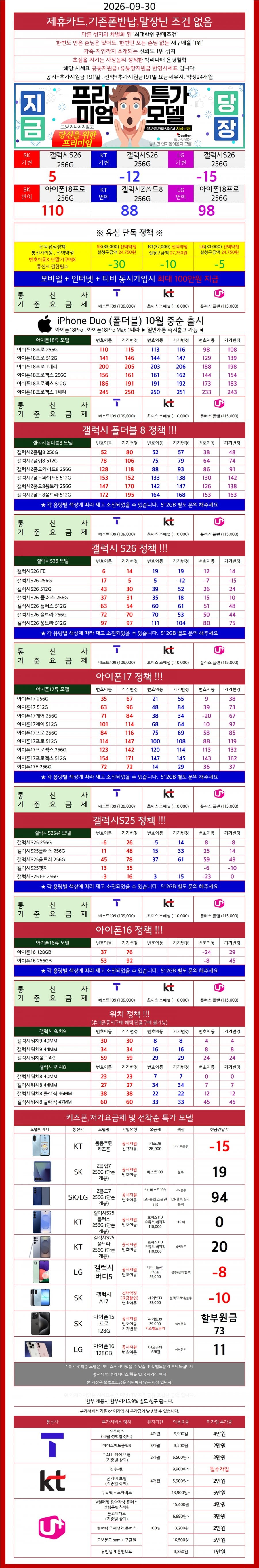 [현금완납] 휴대폰성지 순진 용인시 폴드8 와이드 울트라 플립8 특가대란 재고소진시 종료 (말장난 부가X 카드X 기기반납X 꼭 비교필수!!